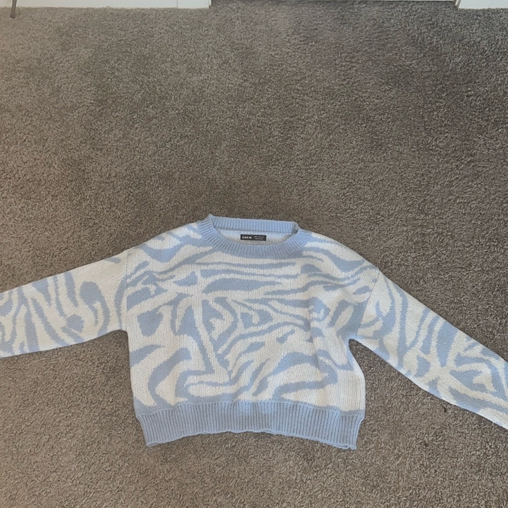 Zebra print sweater!